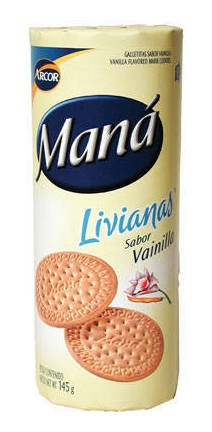 Galletitas Maná Vainilla X 145 Grs