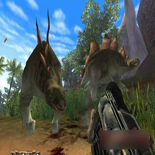 Turok Evolution PS2 jogo com Dinossauros 