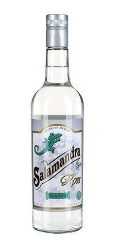 Caja De 12 Ron Salamandra Blanco Fest Vidrio 1 L