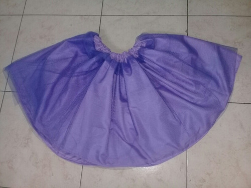 Pollera Tutu Lila 40 _45 Cms Adulto