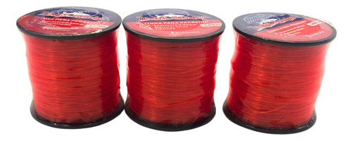 Linha Nylon Liso Laranja Para Pedreiro 0,80mm X 100m Obra