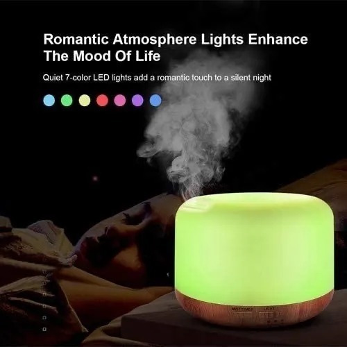 Humidificador Difusor Ultrasonico Aire Lampara Led