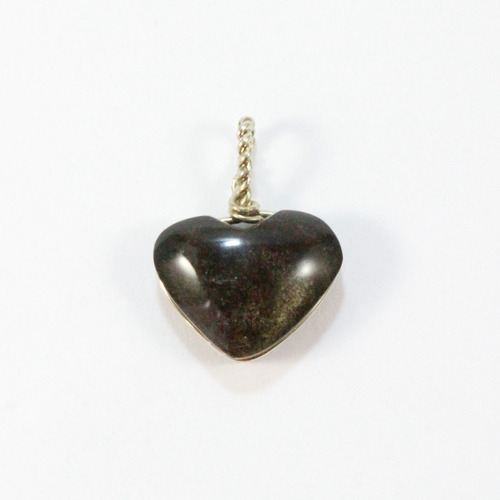 Corazón Obsidiana Dorada