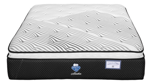 Colchon Matrimonial Spring Air Alaska + 2 Pack Negro