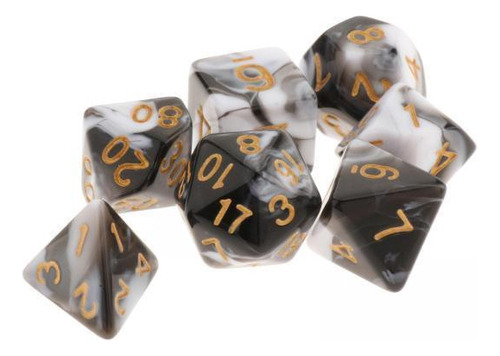 3 Juegos De Mesa De 7 Dados Juego De Dados De Varios Lados
