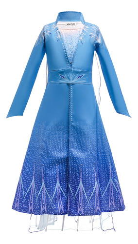 Venta De Vestido De Princesa Elsa Anna Para Niños Ice And Sn