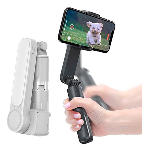 Gimbal Estabilizador Celular Selfie Stick Trípode Con Luz