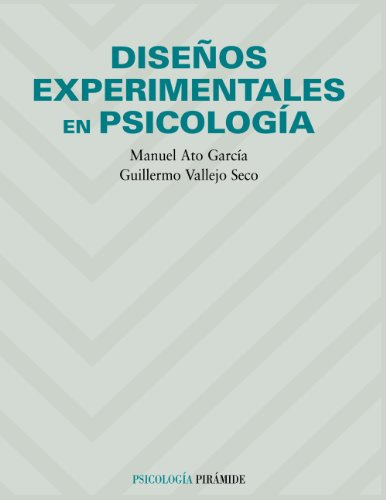 Libro Diseños Experimentales En Psicología De Manuel Ato Gar