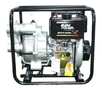 Motobomba Alta Presión Europower 13 Hp, 3x3 Motor A Gasoil.