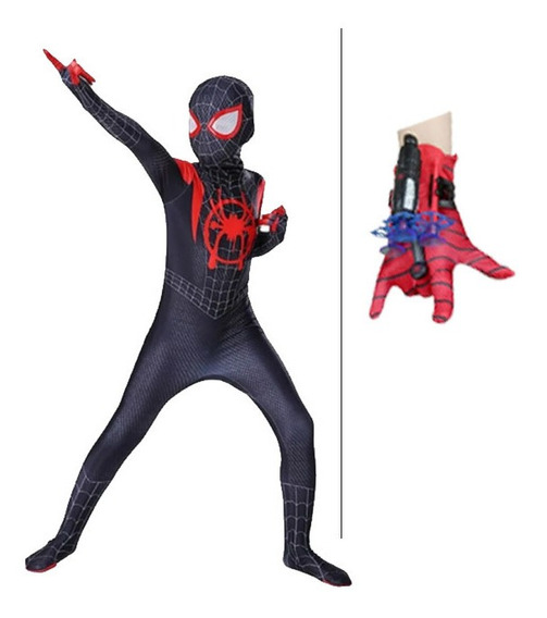 Fantasía Miles Morales Spiderverse Infantil Spiderman 