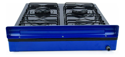 Parrilla De Gas 4 Quemadores Fraga P705e Azul