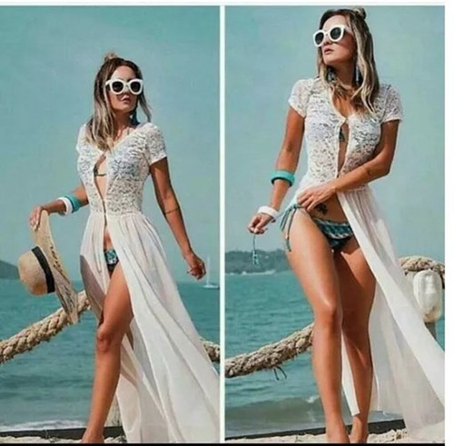 vestido canga saida de praia