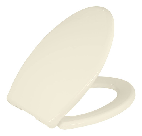 Asiento De Inodoro Bath Royale Alargado Con Funda Br501-02 A