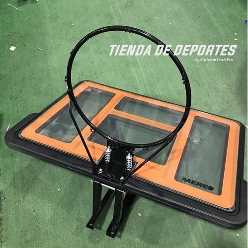 Imagen 4 de 8 de Sistema Tablero Basquet Profesional Aro Red Jirafa Acrilico Basket