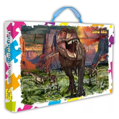 Rompecabezas De 100 Piezas - Dinosaurio50x70cm Para Niños