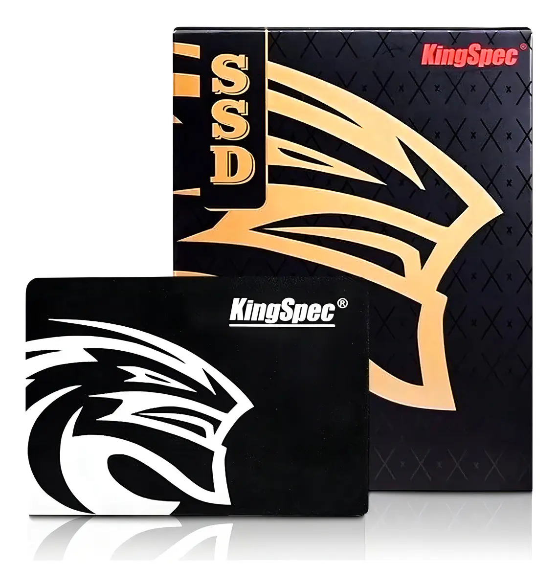 SSD Interno 120GB 2.5 SATA III KingSpec P4-120 Leitura 570MB/s
