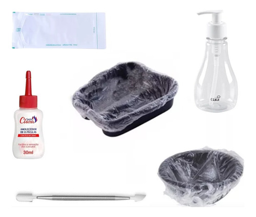 Kit Descartáveis Manicure, Pedicure, Podologia, Salão Beleza