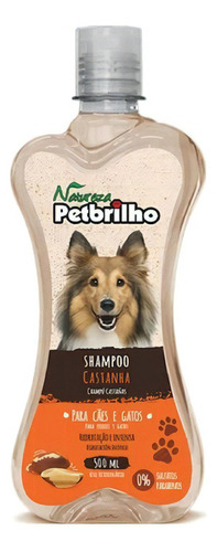 Shampoo Para Perros Y Gatos Castañas Hidratación 500ml