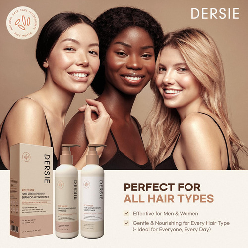Conjunto De Shampoo E Condicionador Dersie Rice Water Hair G