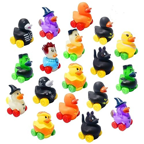 18 Patitos De Goma Halloween Y Cumpleaños