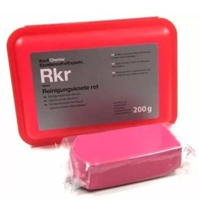 Koch Chemie Clay Bar Descontaminante Grado Medio Roja 200gr