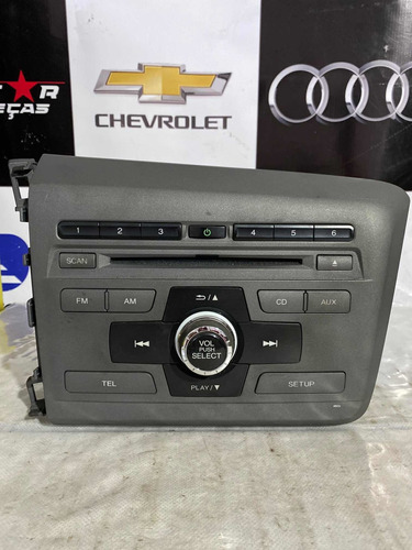 Rádio Cd Player Honda Civic 2012-2016 Original