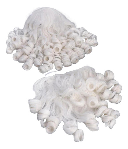 2 Set De Pelo Y Barba De Papá Noel Para Accesorios De