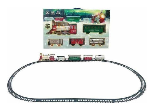 Tren Decorativo Con Luces Y Sonido 19 Pcs #tj