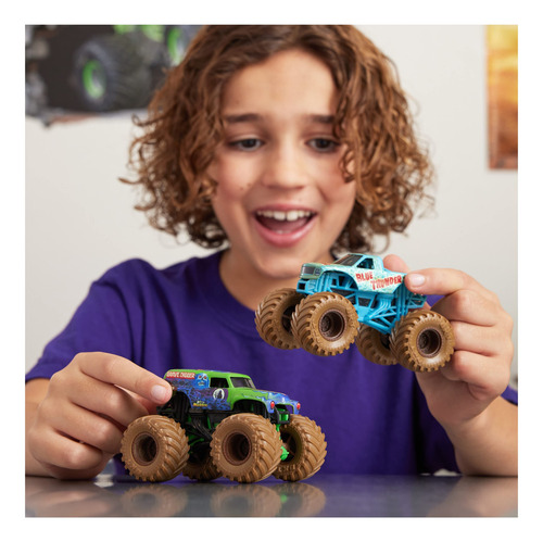 Camiones Toy Monster Jam Mystery Mudders, Paquete De 2 Unida