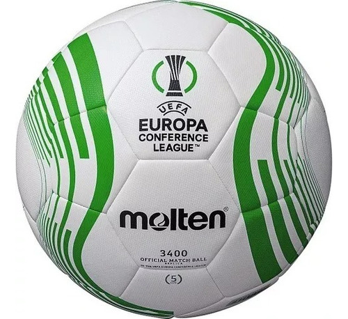 Balon De Futbol Molten 3400 Uefa Conference League 21-24 Color Verde