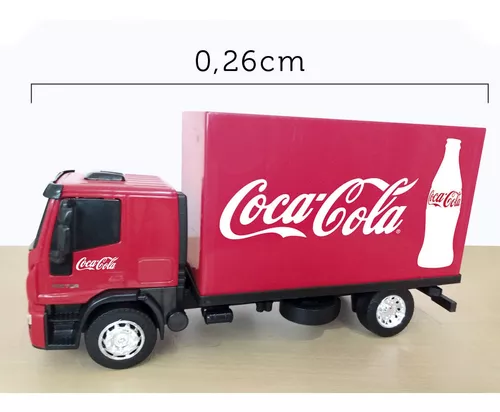 Miniatura Caminhão Baú Coca Cola Colecionável Réplica