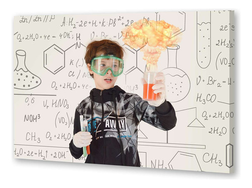 Cuadro 20x30cm Quimica Formula Ciencia Cientifico Atomo P3