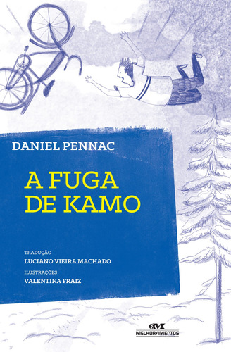 Livro A Fuga De Kamo Daniel Pennac 1ª Edição Capa Mole 2018 Português Editora Melhoramentos