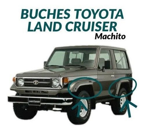 Buches Toyota Machito En Fibra Con Sus Gomas