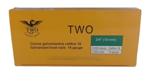 Clavo Neumatico 3/4 Cal. 18 Two