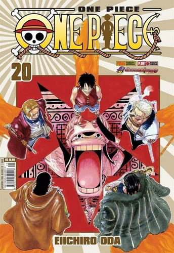 Mangá One Piece Volume 20 Panini Lacrado