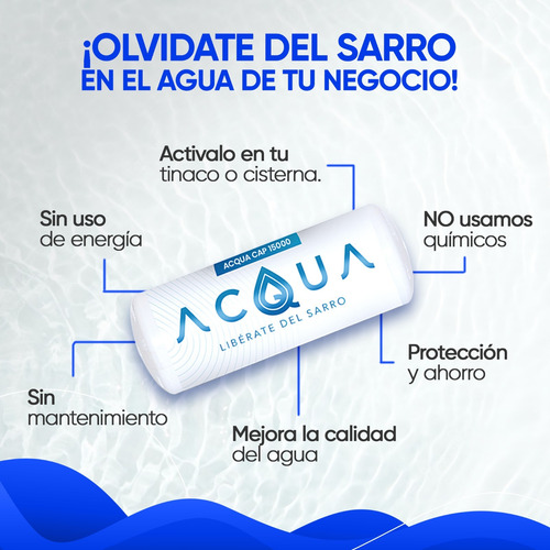 Acqua Cap 15000 Para Aljibe/cisterna De 14,000 A 17,500 Lts