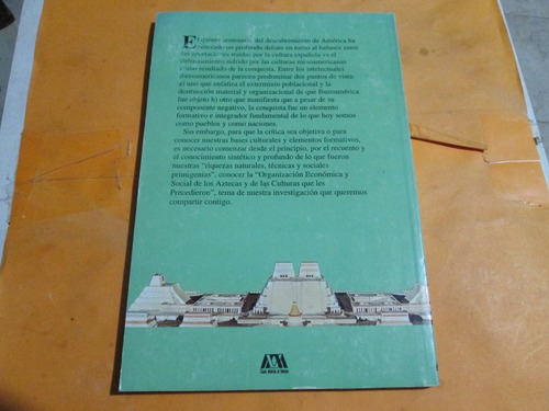 Organización Económica Y Social De Los Aztecas.... Año 1993 (Usado)