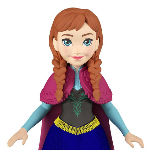 Muñeca Anna Disney Frozen Hlx03 10 Cm Castaña
