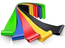 Comprar Kit 5 Faixas Elásticas Miniband 5 Resistências Treino P Casa