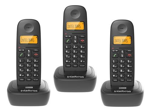 Telefone Sem Fio Ts 2513 Dois Ramais Inclusos Intelbras