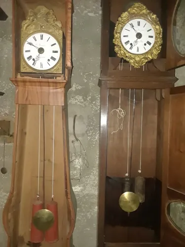 Reloj Antiguo De Pie Morez Siglo 19 (Usado)