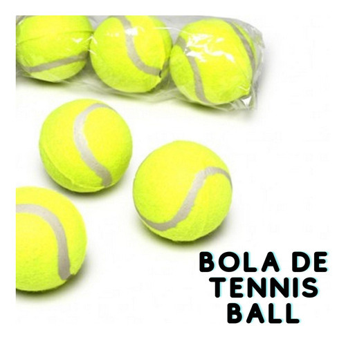 Kit 3 Bolas De Tennis Ball - Tiger