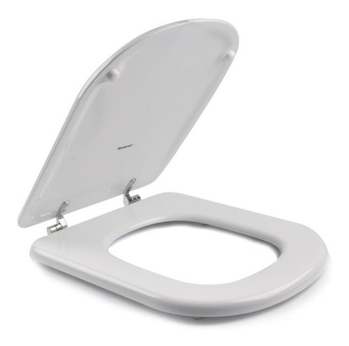 Imagen 1 de 3 de Asiento Madera Bari Blanco Laqueado Herrajes Nylon