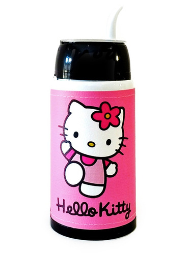 Mate Listo Plastico Automate Autocebante Cuero Hello Kitty