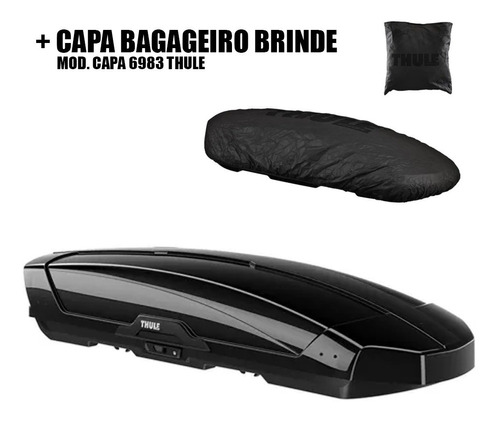 Bagageiro De Teto Thule Motion Xt Xxl 610 L 6299b + Brinde