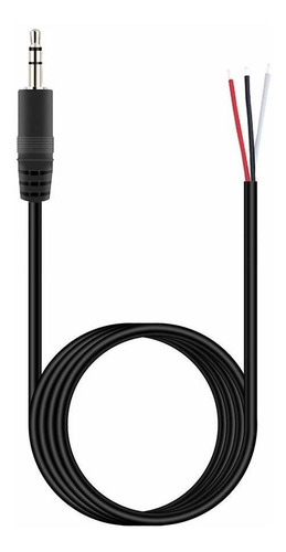 Cable De Audio De 3.5mm A Cable Desnudo, Trs/3 Polos/6 Pies