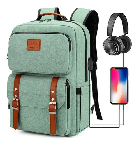 Mochila De Viaje Extensible Antirrobo 35l