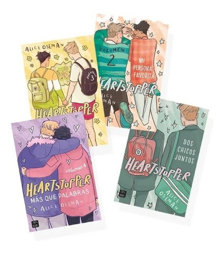 Pack Heartstopper  1 , 2 , 3 , 4