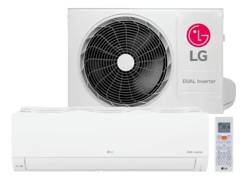 Ar-condicionado LG Dual Inverter +ai Compact 9000 Fr 220v Branco 220v